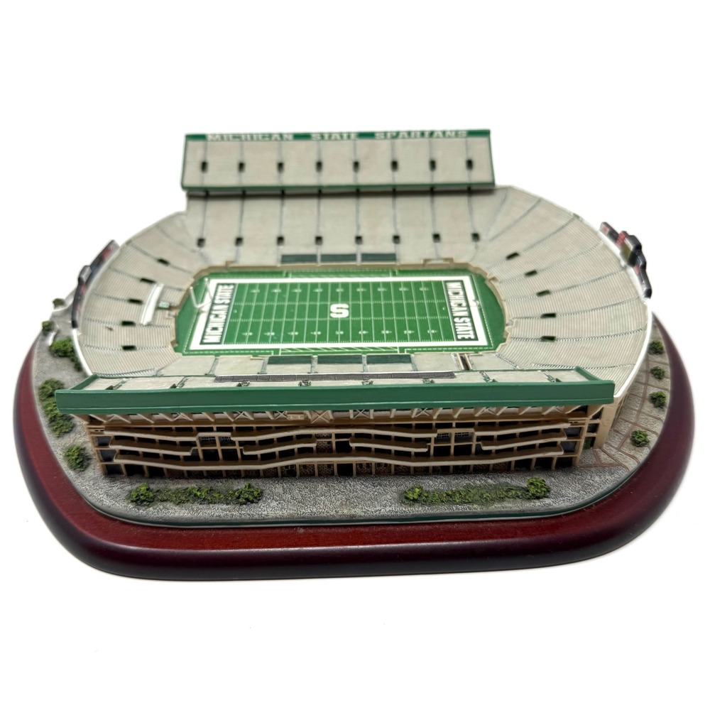 Danbury Mint Michigan State Spartan Stadium Replica NCAA Football Collectible